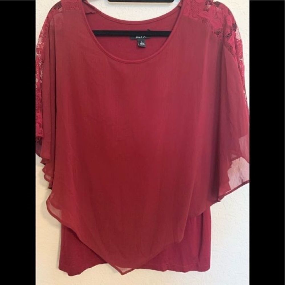 Alyx poncho/tank top burgundy  Size L